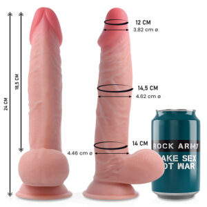ROCKARMY - prémium dupla sűrűségű masszázs eszköz 24 cm