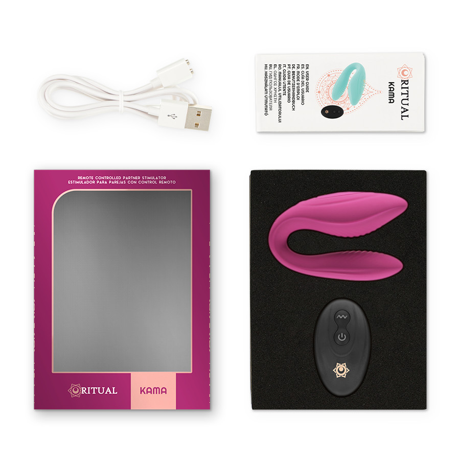 RITHUAL KAMA – távirányítós páros vibrátor, orchidea színben - Image 7