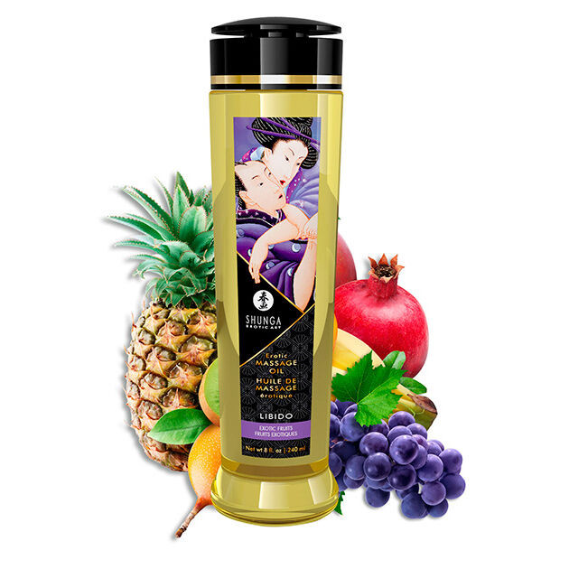 SHUNGA - érzéki masszázsolaj libidó fokozására 240 ml