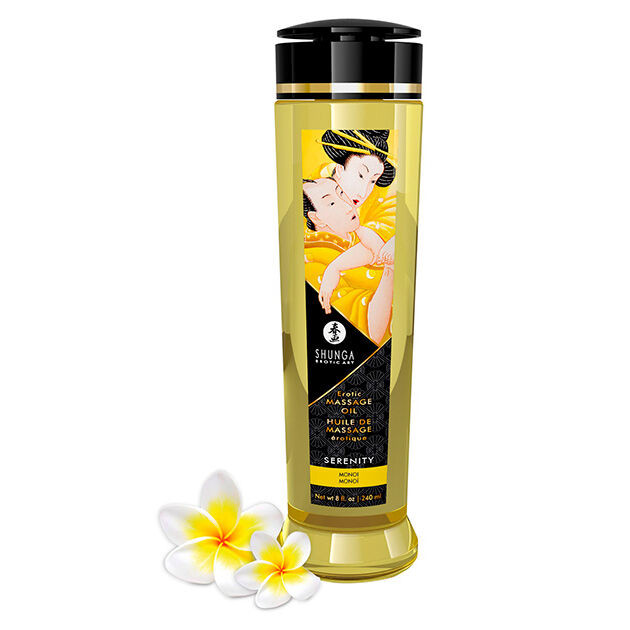 SHUNGA Serenity – prémium erotikus masszázsolaj 240 ml