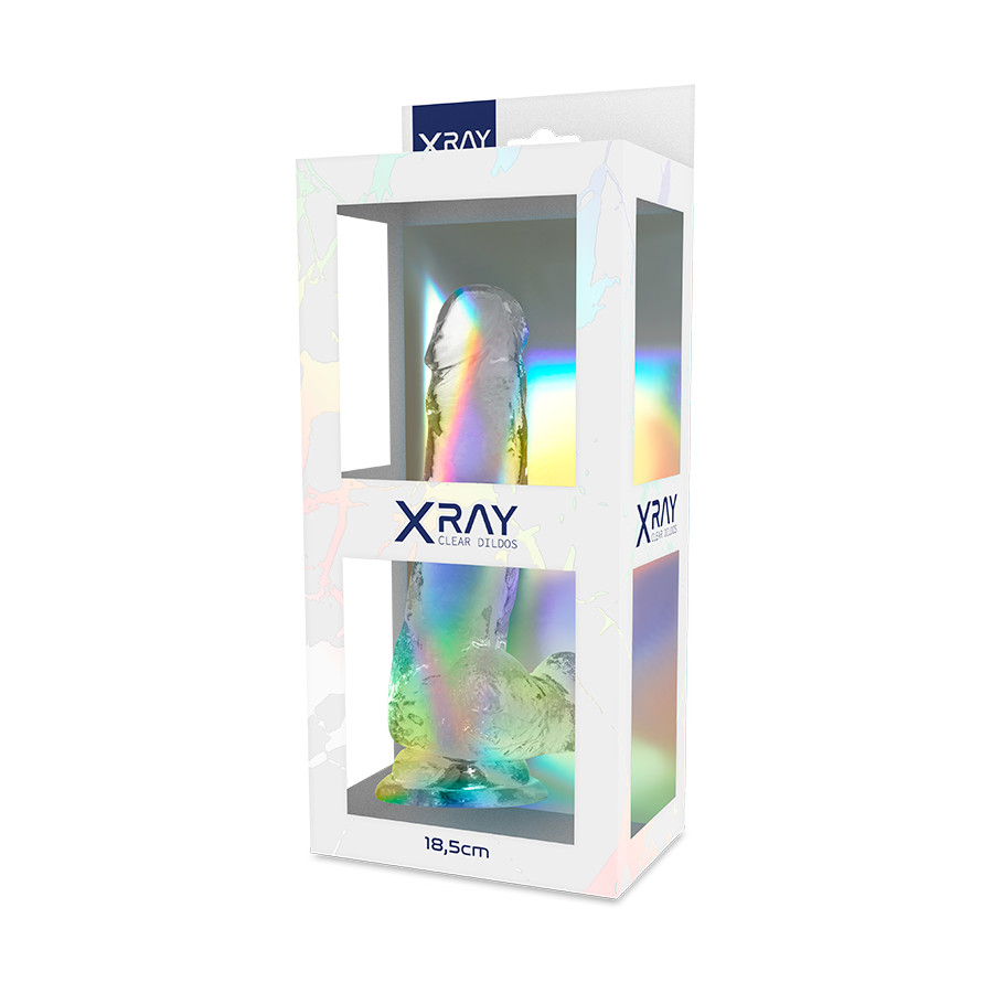 X RAY – átlátszó, rugalmas szexuális segédeszköz 18,5 cm - Image 7