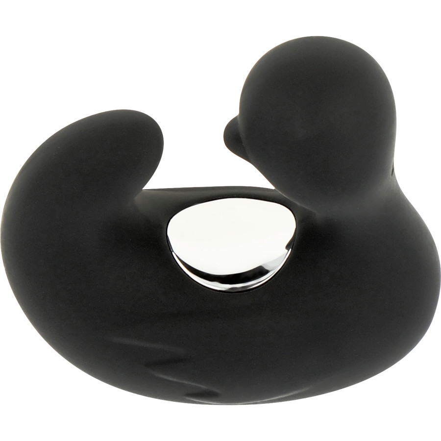 BLACK&SILVER – újratölthető szilikon csiklóizgató hüvely - Image 5
