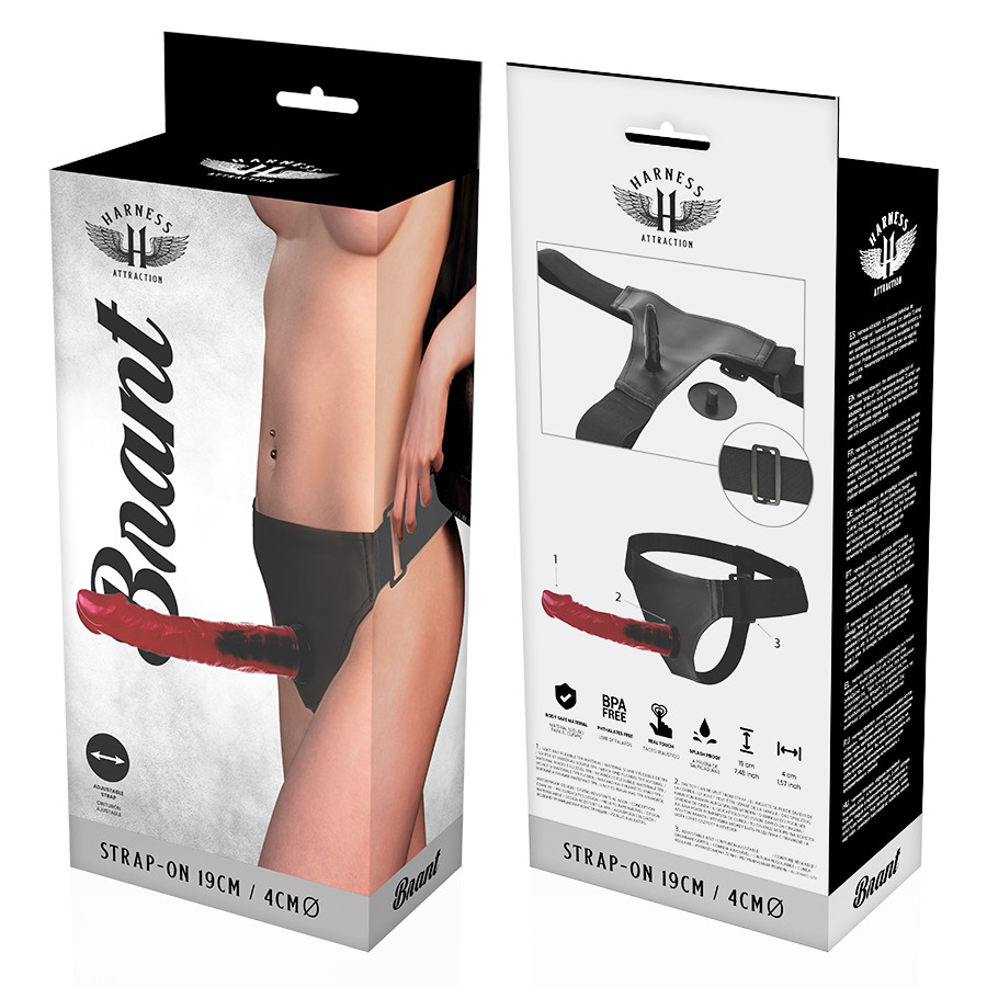 HARNESS ATTRACTION – prémium 19 cm-es dildó élményekhez - Image 7