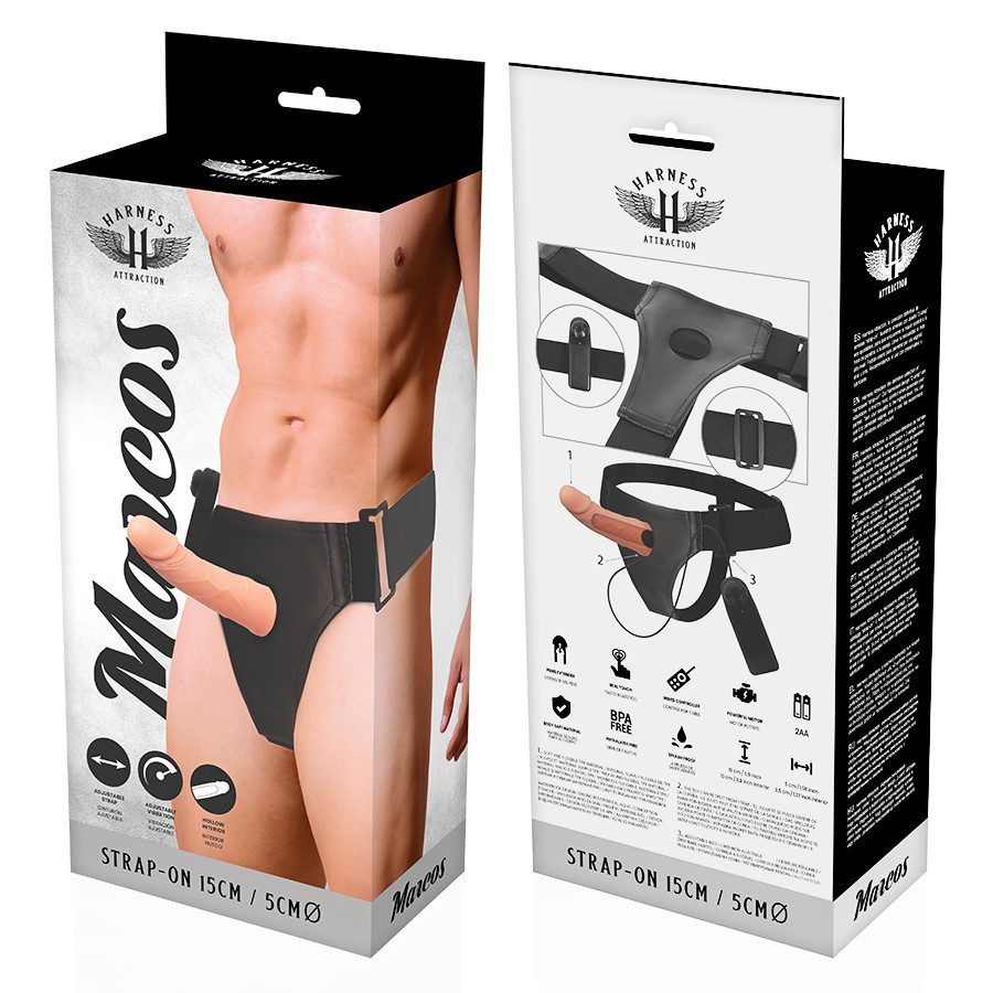 Harness Attraction – 15 cm-es vibráló maszturbátor keret - Image 7