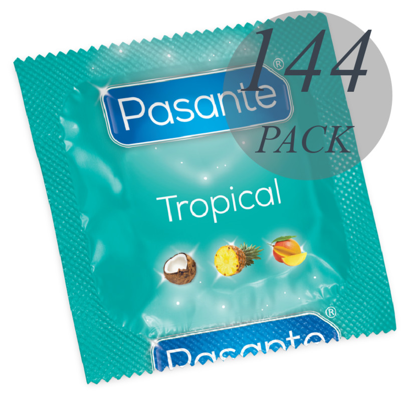 Pasante – trópusi ízű óvszerek, 144 darab - Image 2