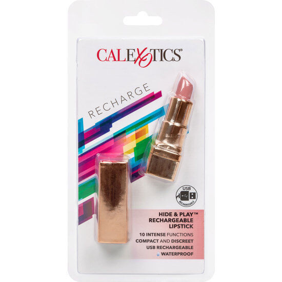 CALEXOTICS - újratölthető csiklóizgató ajakrúzs soft pink - Image 2