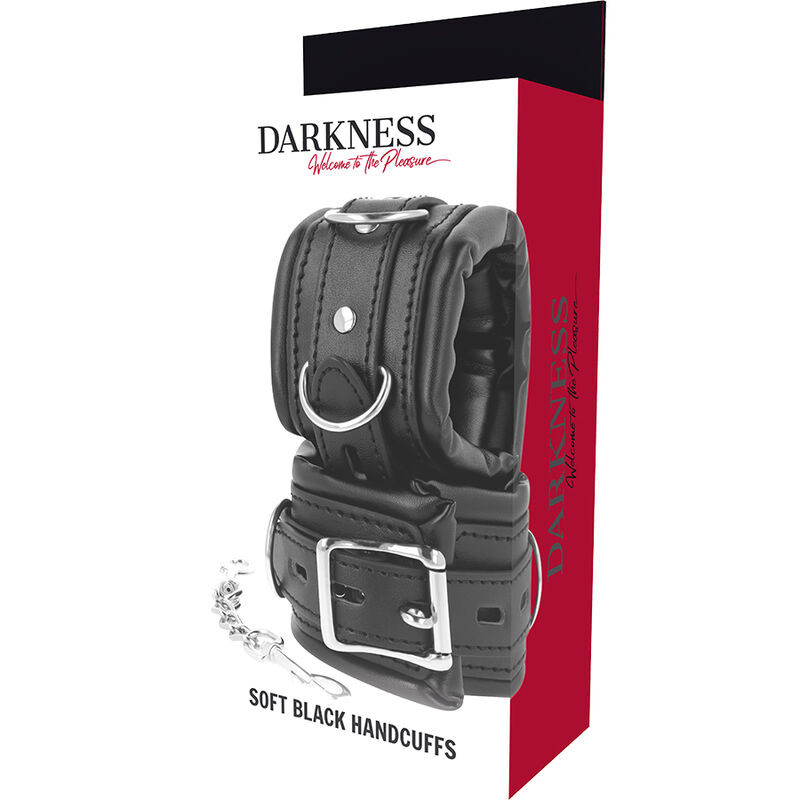 DARKNESS – párnázott BDSM kézi bilincsek - Image 5