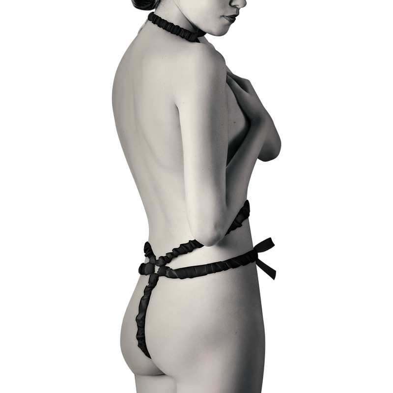 COQUETTE CHIC DESIRE – elasztikus harisnyás szett fekete - Image 3