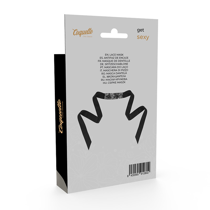 Coquette Chic Desire – fekete csipkés maszk prémium érzékiséghez - Image 6