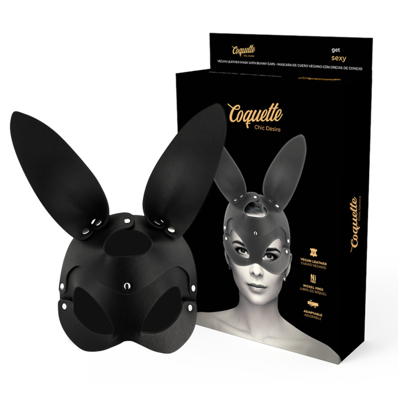 Coquette Chic Desire – vegán bőr maszk nyuszifiokkal - Image 2