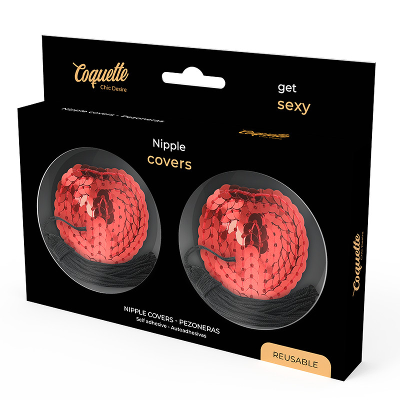 COQUETTE CHIC DESIRE – piros mellbimbó takarók prémium stílusban - Image 4