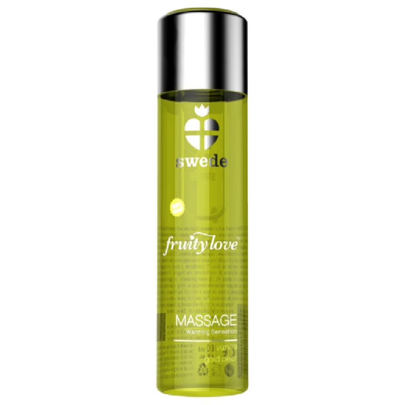 SWEDE - gyümölcsös masszázsolaj vanília és arany körte 120 ml