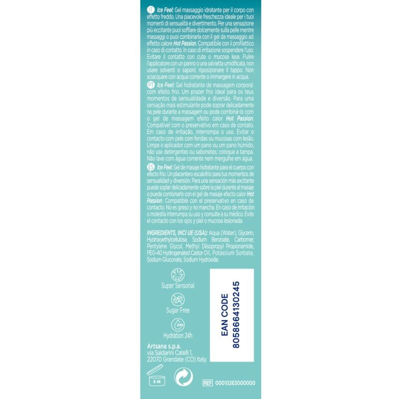 CONTROL – 3 az 1-ben jéghatású síkosító gél, 200 ml - Image 2