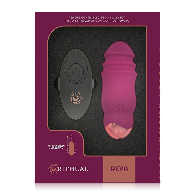 RITHUAL REVA EGG – távirányítós vibráló tojás stimulációval - Image 5