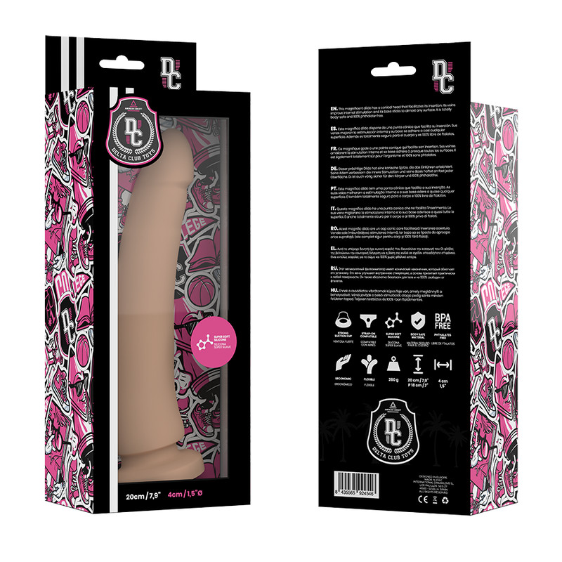 DELTA CLUB - prémium szilikon dildó 20 cm, orvosi minőségű - Image 2