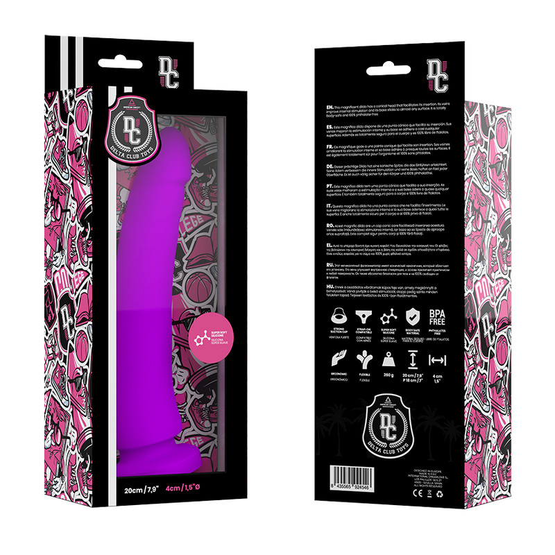 Delta Club – prémium orvosi szilikon dildó 20 cm hosszú - Image 4