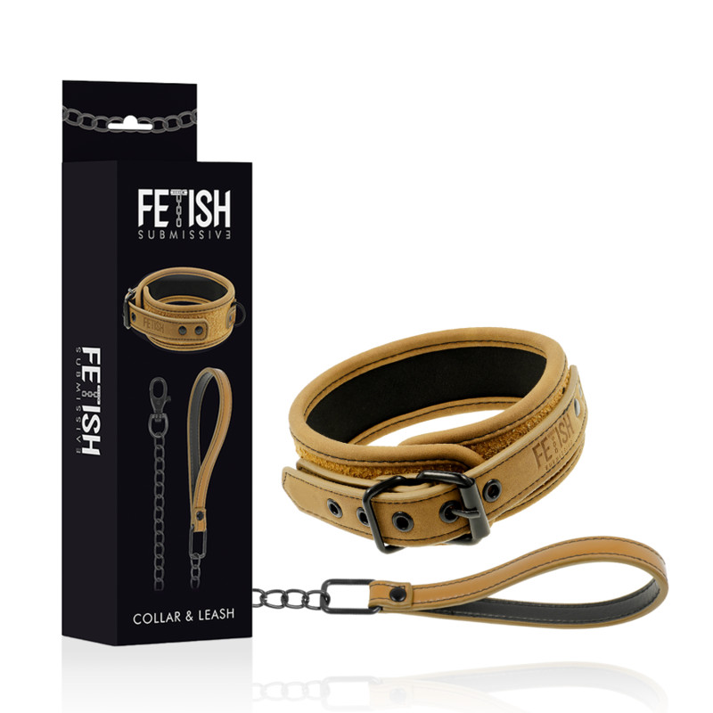 Fetish Submissive Origen – láncos, neoprén fülbevaló - Image 2