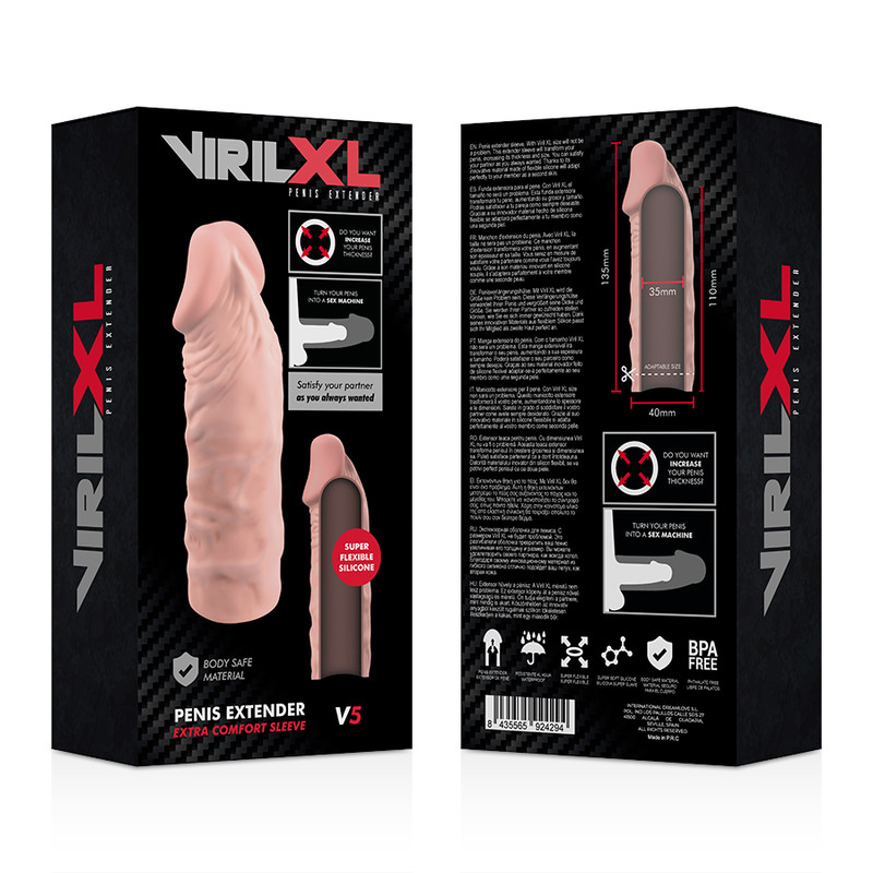 VIRILXL – folyékony szilikon pénisz hosszabbító - Image 9