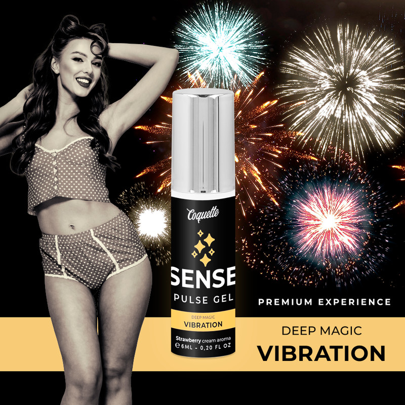 COQUETTE CHIC DESIRE – prémium eper ízű vibráló gél 6ml - Image 3