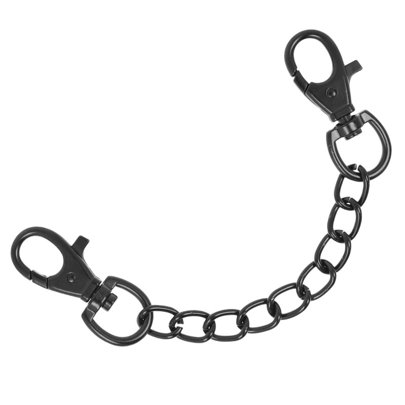Fetish Submissive – vegán bőr kézbilincsek neopréne béléssel - Image 3