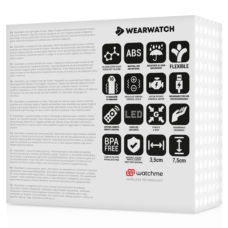 WEARWATCH – távirányítós tojás vibrátor aquamarine színben - Image 7