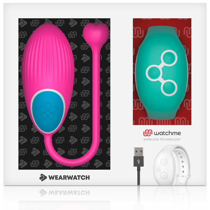 Wearwatch – távirányítós vibráló tojás fukszia/ tengeri zöld - Image 5
