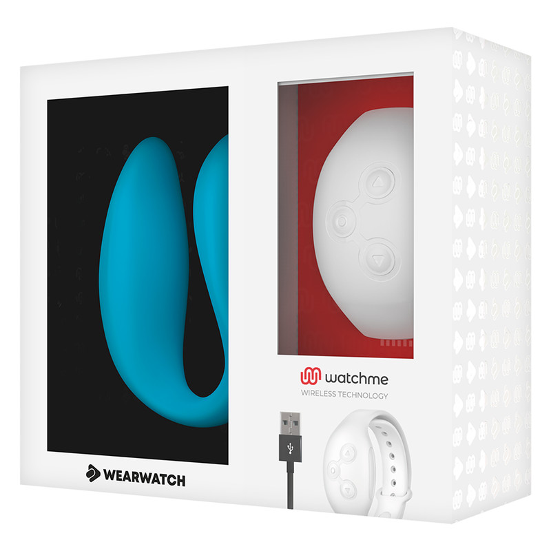 WEARWATCH – dupla technológiás vibrátor indigo/színben - Image 5