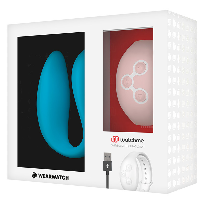 WEARWATCH – duál technológiás vibrátor indigo/rózsaszín - Image 5