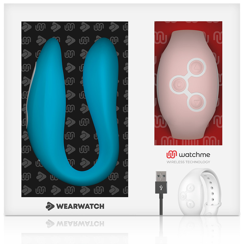 WEARWATCH – duál technológiás vibrátor indigo/rózsaszín - Image 7