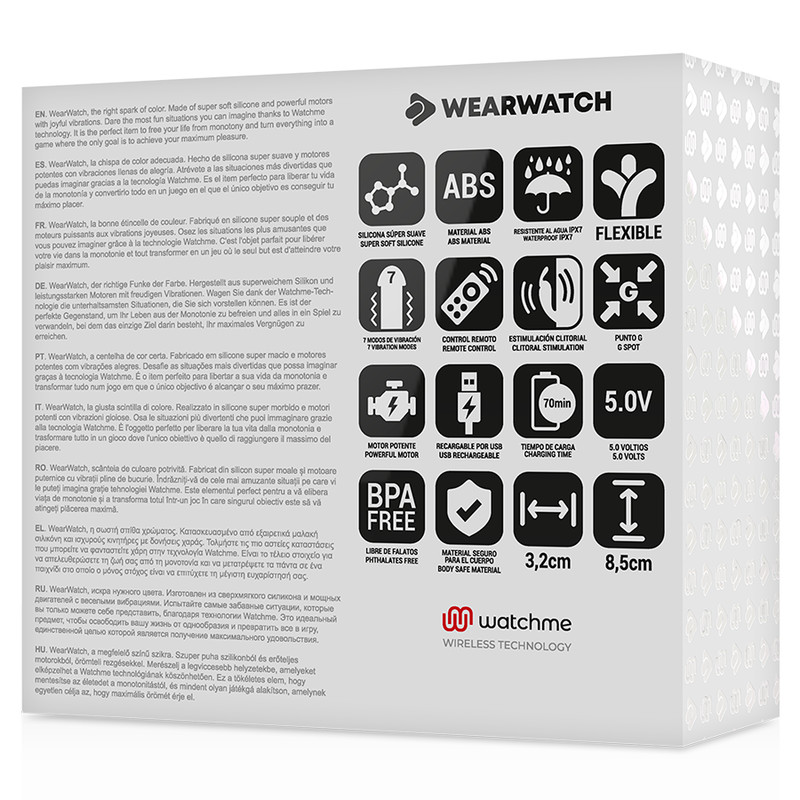 WEARWATCH – tengervizes dupla technológiás vibrátor - Image 4