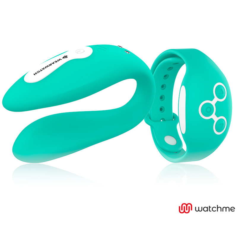 WEARWATCH - dupla technológiás világos zöld vibrátor - Image 2