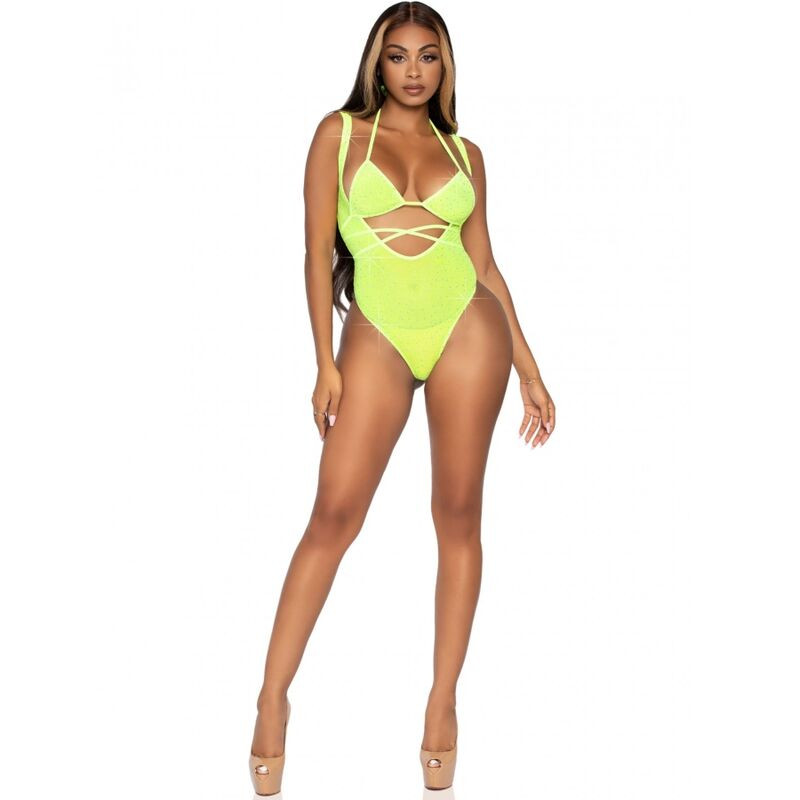 LEG AVENUE - stílusos egyrészes body bikini felsővel - Image 3