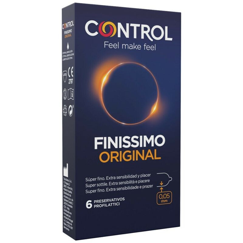 CONTROL Finissimo Original – ultravékony óvszercsomag 6 db