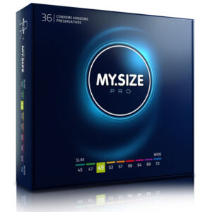 MY SIZE - prémium 49 mm-es óvszer 36 db-os csomagban