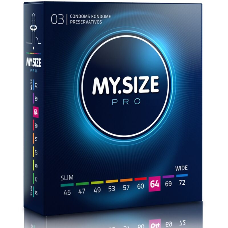MY SIZE - prémium 64 mm óvszer, 3 db-os kiszerelés
