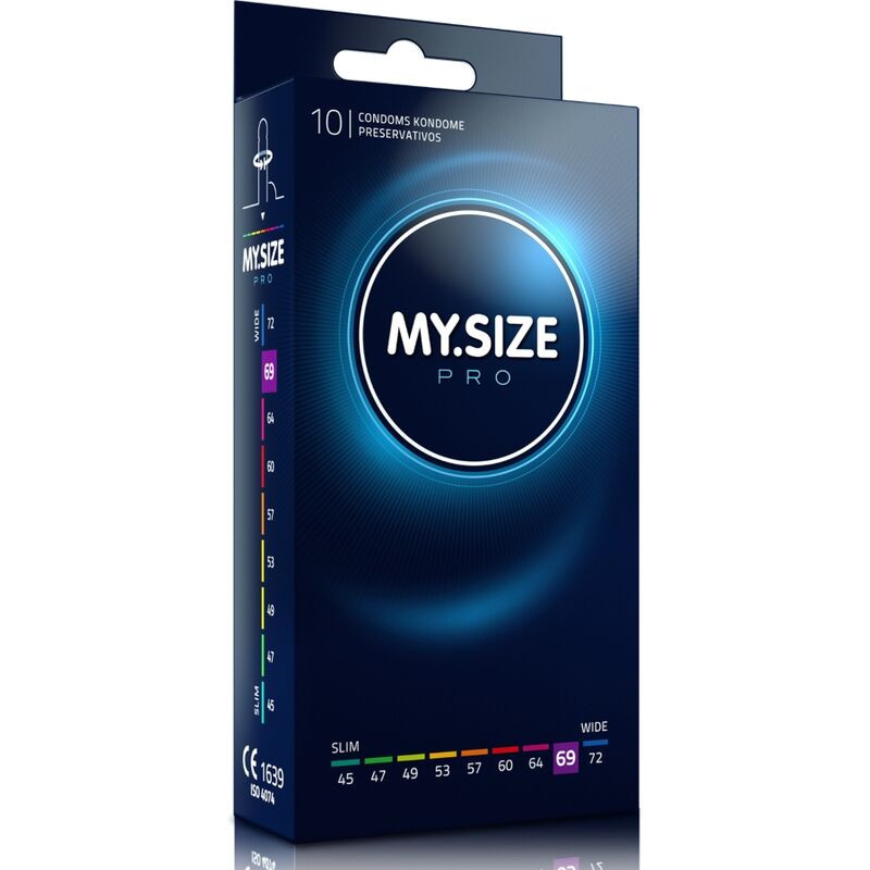 MY SIZE - prémium 69 mm-es óvszer, 10 db-os csomag