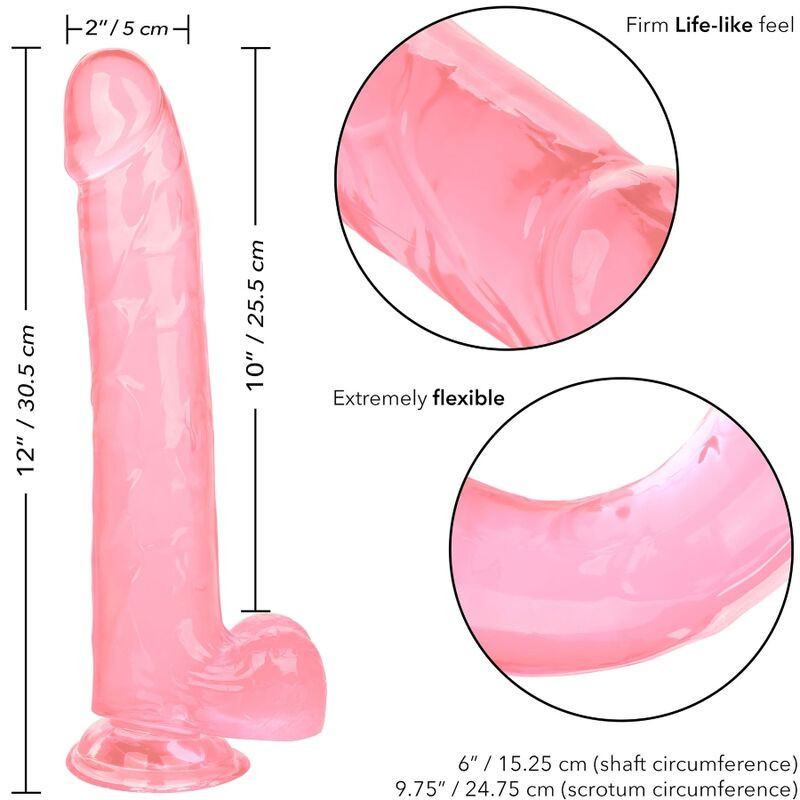 CALEXOTICS - Méretes pink dildó 25,5 cm - Image 6