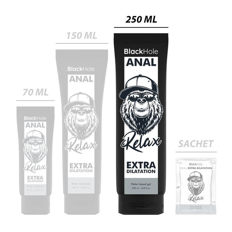BLACK HOLE – víz alapú anal dilatáló gél 250 ml - Image 2