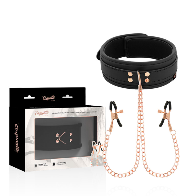 Coquette Chic Desire – fantázia mellbimbó bilincs nyaklánc - Image 2