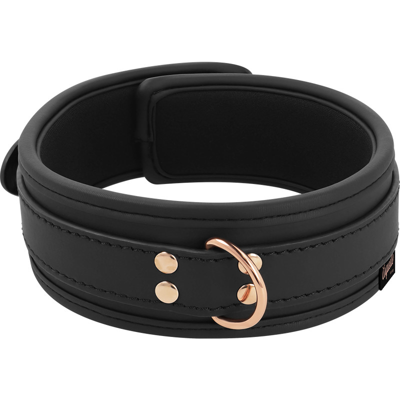 COQUETTE CHIC DESIRE – divatos vegán bőr nyakörv neoprén béléssel - Image 5