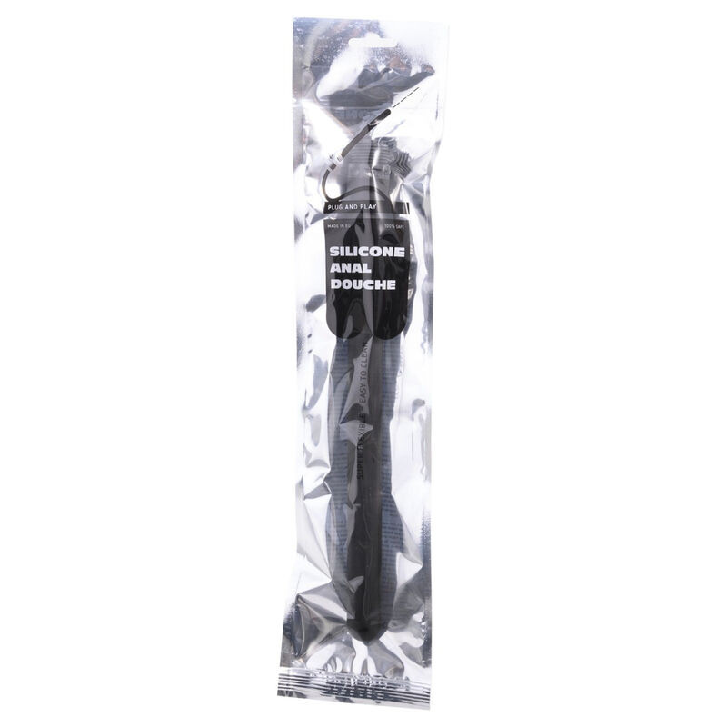 ALL BLACK – 27 cm-es felfújható szilikon anál vibrátor - Image 2