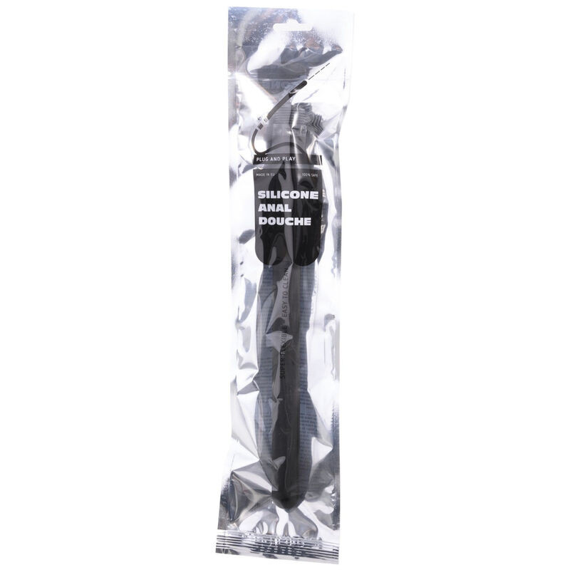 ALL BLACK – gyöngyös zuhanyos anális szilikon 27 cm - Image 2