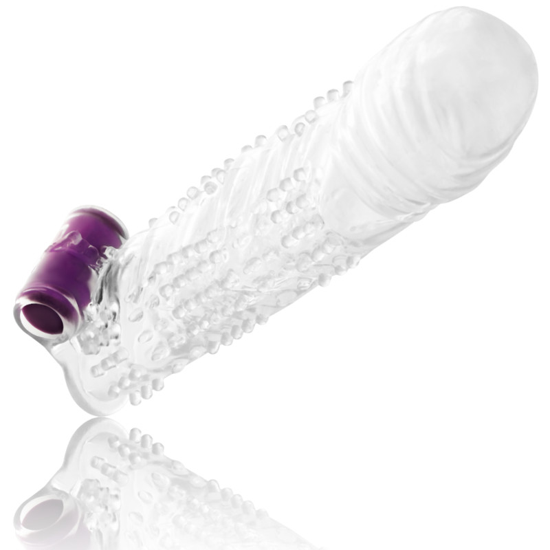 OHMAMA - texturált péniszborítás vibráló golyóval - Image 2