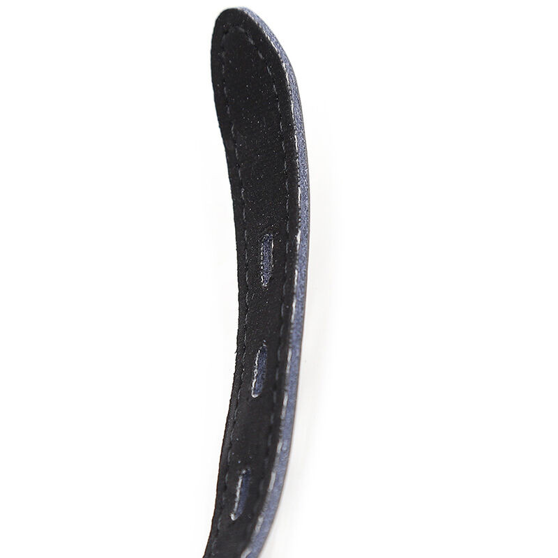 OHMAMA FETISH – szilikon golyós gag bőr övvel (lakattal) - Image 6
