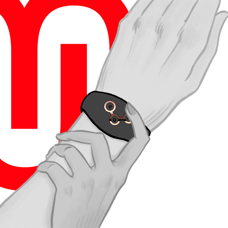 WATCHME - vezeték nélküli technológiájú okosóra fekete-aranyban - Image 8