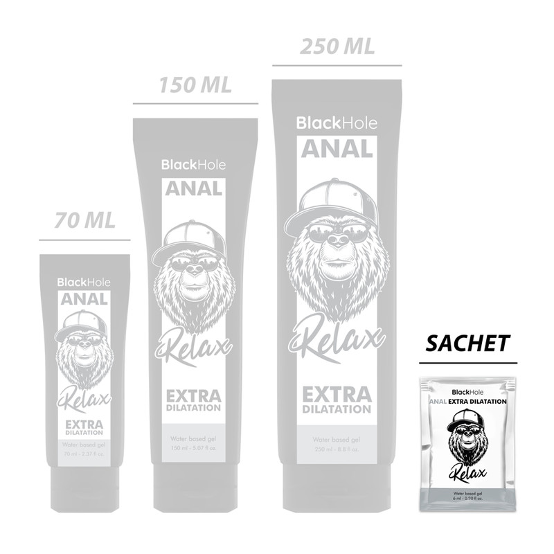 BLACK HOLE – vízbázisú gél az extra tágításhoz 6 ml - Image 2