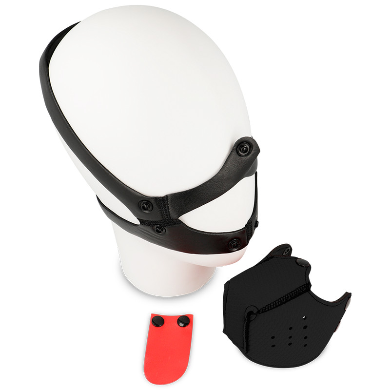 OHMAMA FETISH – prémium fekete szájkosár érzéki játékokhoz - Image 3