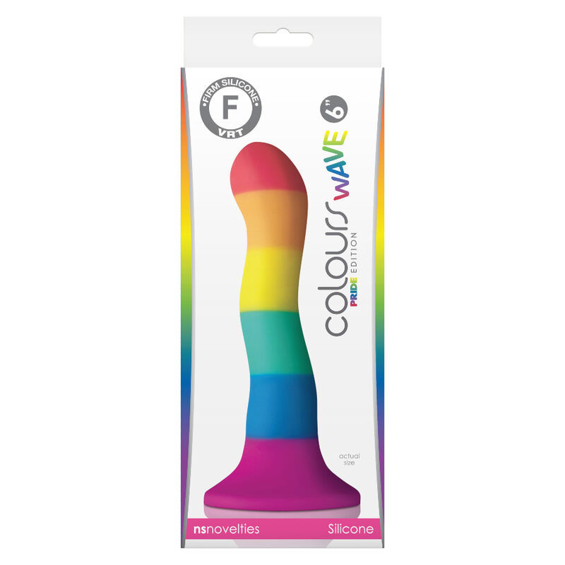 PRIDE – szivárványos dildó 17 cm érzéki élvezethez - Image 2