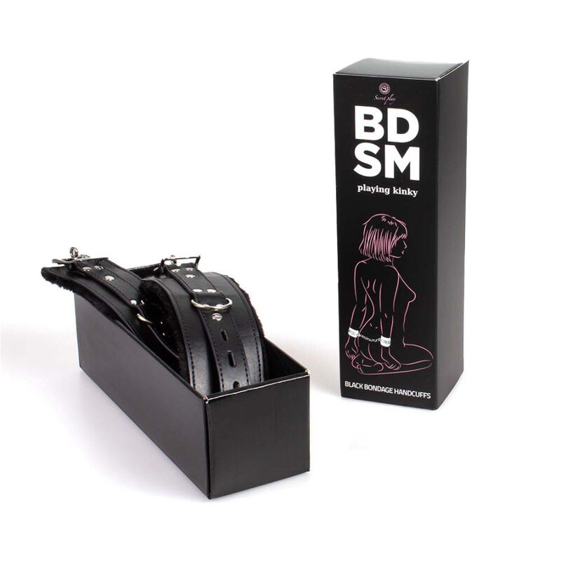 SECRETPLAY - prémium fekete bilincsek BDSM kollekcióhoz - Image 4