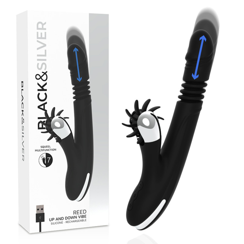 BLACK&SILVER – nyuszi vibrációs masszírozó